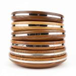 সুন্নতী বাবলা কাঠের প্লেট ধাতব পাতযুক্ত | Premium Wooden Plate